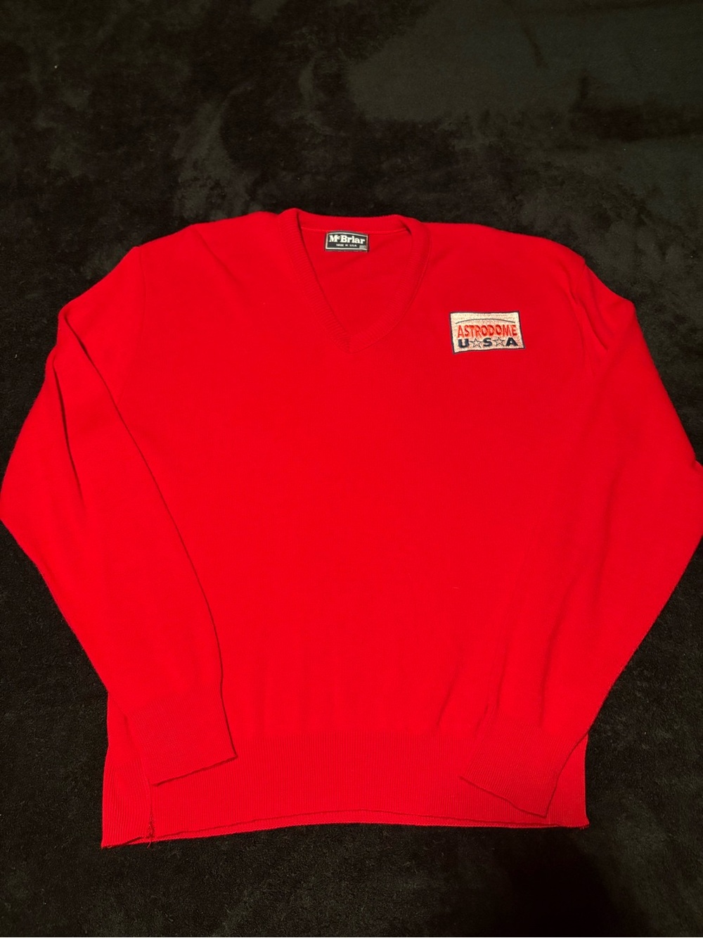 Astrodome USA x McBriar Houston Astros made in USA red pullover tee men’s XXL